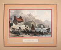 Approximately 20 hand-colored steel engravings from Wright's China Illustrated