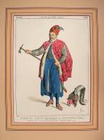Approximately 33 color prints of costumes and portraits