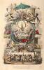 Approximately 65 colored engravings, lithographs, etc. by the Cruikshank brothers