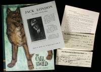 Collection of Jack London books, signed checks and many scarce ephemeral items