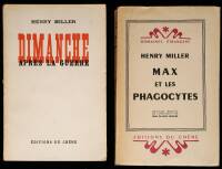 Lot of two French language editions of Henry Miller titles