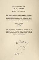 The Works of H.G.Wells - The Atlantic Edition, signed