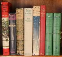 8 literature volumes including Mussolini, Dineson, Sinclair, etc.