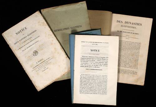 4 author offprints - 2 inscribed presentation copies