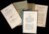 4 author offprints - 2 inscribed presentation copies