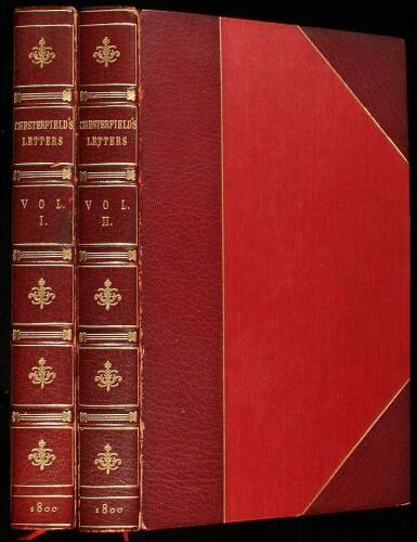 Letters Written by the Late Right Honourable Philip Dormer Stanhope, Earl of Chesterfield, to His Son Philip Stanhope, Esq. Late Envoy Extraordinary at the Court of Dresden. Together with Several Other Pieces on Various Subjects...