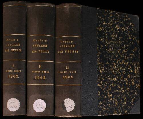 Annalen der Physik. Volumes 8, 11, 14