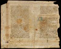 The Hippocratic Oath (in Latin MS) - also a portion of Aretini's Punic War