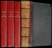 Das Kapital: Kritik der Politischen Oekonomie. Erster Band. Buch I: Der Produktionsprocess des Kapitals (&) Zweiter Band. Buch II: Der Cirkulationsprocess des Kapitals (&) Dritter Band, erster Theil. Buch III: Der Gesammtprocess der kapitalistischen Produ