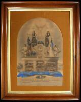 Amalgamated Society of Engineers, Machinists, Millwrights, Smiths, and Pattern Makers. "Be United and Be Industrious"
