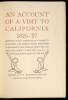 An Account of a Visit to California 1826-'27: Reprinted from a Narrative of a Voyage to the Pacific and Beering's Strait Performed in His Majesty's Ship Blossom Under the Command of Captain F.W. Beechey, in 1825, '26, '27, '28