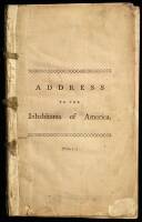 The Address of the People of Great-Britain to the Inhabitants of America