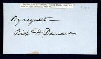 Clipped signature of Richard Henry Dana, Jr.