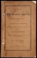 History of the Humane Society of Massachusetts: with a Selected List of Premiums Awarded by the Trustees, from its Commencement to the Present Time; Including Extracts from the Correspondence, a Statement of the Funds, and a List of the Officers and Membe