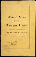 Memorial Address on the Life and Character of Abraham Lincoln, Delivered at Concord, Hew Hampshire, June 1, 1865, at the Request of the State Authorities