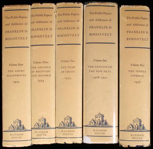 The Public Papers and Addresses of Franklin D. Roosevelt with a Special Introduction and Explanatory Notes by President Roosevelt. Volume One: The Genesis of the New Deal, 1928-1932