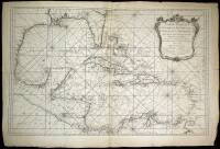 Carte Reduite du Golphe du Mexique et des Isles de l'Amerique pour sevir auz Vasseaux du Roy. Dressée au Dépot des Cartes et Plands de la Marine par Ordre de M. Le Comte de Maurepas Année 1749