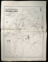 Map of the Principal Quartz and Gravel Mines in Tuolumne County, California. Taken from Government Surveys and Mining Records. By J.P. Dart, Mining Engineer. Scale - One Mile to One Inch. Sonora, August, 1879