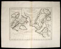 Carte G&eacute;n&eacute;rale des D&eacute;couvertes de l'Amiral de Fonte, et autres Navigateurs Espagnols, Anglois et Russes pour la recherche du Passage &agrave; la Mer du Sud. Par M. De l'Isle de l'Aced&eacute;mie royale des Sciences &c. Publie&eacute; a Paris en Septembre 1752