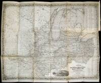 Guide Through Ohio, Michigan, Indiana, Illinois, Missouri, Wisconsin & Iowa. Showing the Township lines of the United States Surveys...