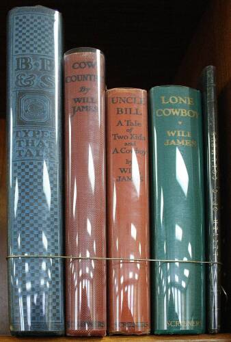 3 Will James titles, Letters of C. Columbus, and Types That Talk - 5 volumes total