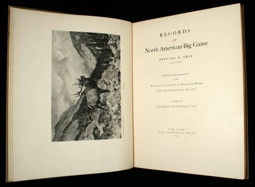 Records of North American Big Game...A Book of the Boone and Crockett Club
