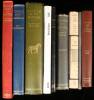 Lot of nine volumes on horses