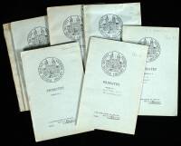 Lot of 9 volumes