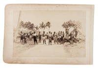 Thirty-eight original albumen photographs of Samoa at the time of the Second Samoan Civil War and the division of the archipelago between the United States and Germany