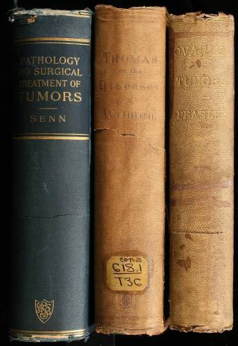 Lot of three volumes on medicine