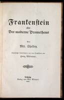 Frankenstein ober Der moderne Prometheus