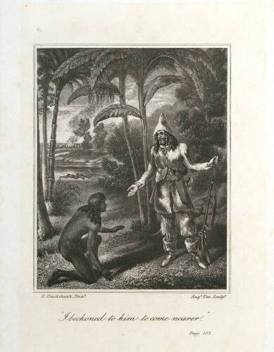 The Life and Surprising Adventures of Robinson Crusoe of York, Mariner. Illustrated by Numerous Engravings from Drawings by George Cruikshank. Edited by John Major.