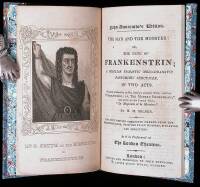 The Man and the Monster! Or, the Fate of Frankenstein; A Peculiar Romantic Melo-Dramatic Pantomimic Spectacle, in Two Acts. Founded principally on Mrs. Shelley’s singular Work, entitled. “Frankenstein; or, The Modern Prometheus;” and partly on the French 