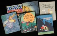 Six children's books in the Volland "Sunny-Book" series, all in original two-part boxes