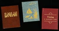 Lot of three miniature books from the Black Cat Press