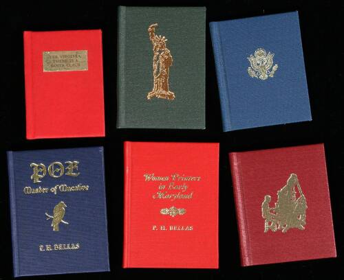 Lot of six miniature books from the Xavier Press