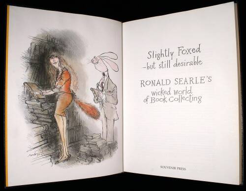 Slightly Foxed - but still desirable. Ronald Searle's Wicked World of Book Collecting