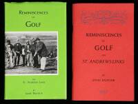 Reminiscences of Golf on St. Andrews Links - 2 facsimile copies