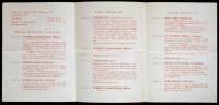 Chicago Golf Club&hellip;Annual Open Tournament, 1899 &ndash; printed announcement trifold leaflet