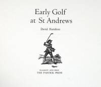 Early Golf at St Andrews