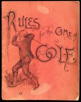 Rules for the Game of Golf [on cover]