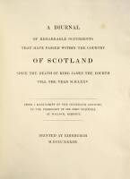 Lot of 2 early Scottish Genealogy volumes