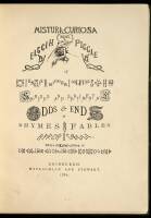 Mistura Curiosa, being a higgledy, piggledy of Scotch, Irish, English, Nigger, Golfing, Curling, Comic, Serious, and Sentimental Odds and Ends of Rhymes and Fables by F. Crucelli