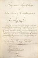 Regiam Majestatem: The Auld Laws and Constitutions of Scotland Faithfully collected furth of the Register, & other auld authentic bukes, fra the days of King Malcolm the second untill the times of King James the first of gude memory; & truly corrected in 