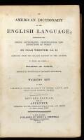 An American Dictionary of the English Language: Exhibiting the Origin, Orthography, Pronunciation, and Definitions of Words. Abridged from the Quarto Edition of the Author, to which are Added a Synopsis of Words Differently Pronounced by Different Orthoep