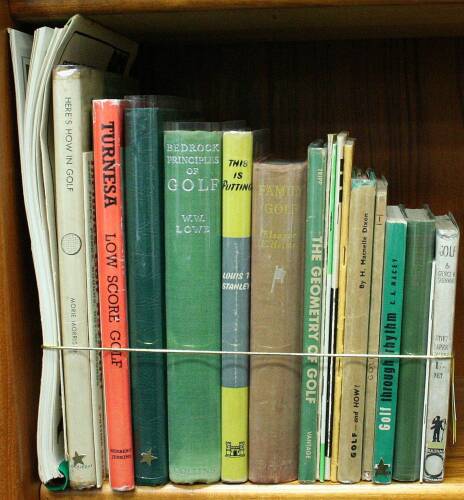 Lot of 22 volumes of early golf instruction