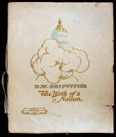 Lot of 2 early items for D.W. Griffith&rsquo;s motion picture The Birth of a Nation