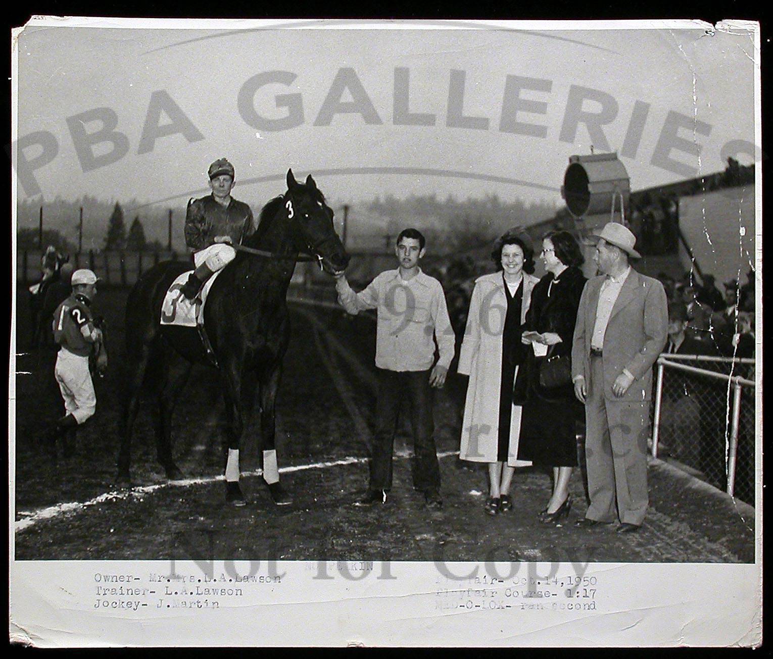 Collection of 122 photographs from Bay Meadows race track