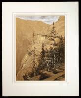 &ldquo;Hydraulic Mining in California&rdquo; &ndash; original watercolor used for Century Magazine, January 1883
