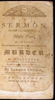 Bound volume of 18 American sermons from the 18th & 19th centuries